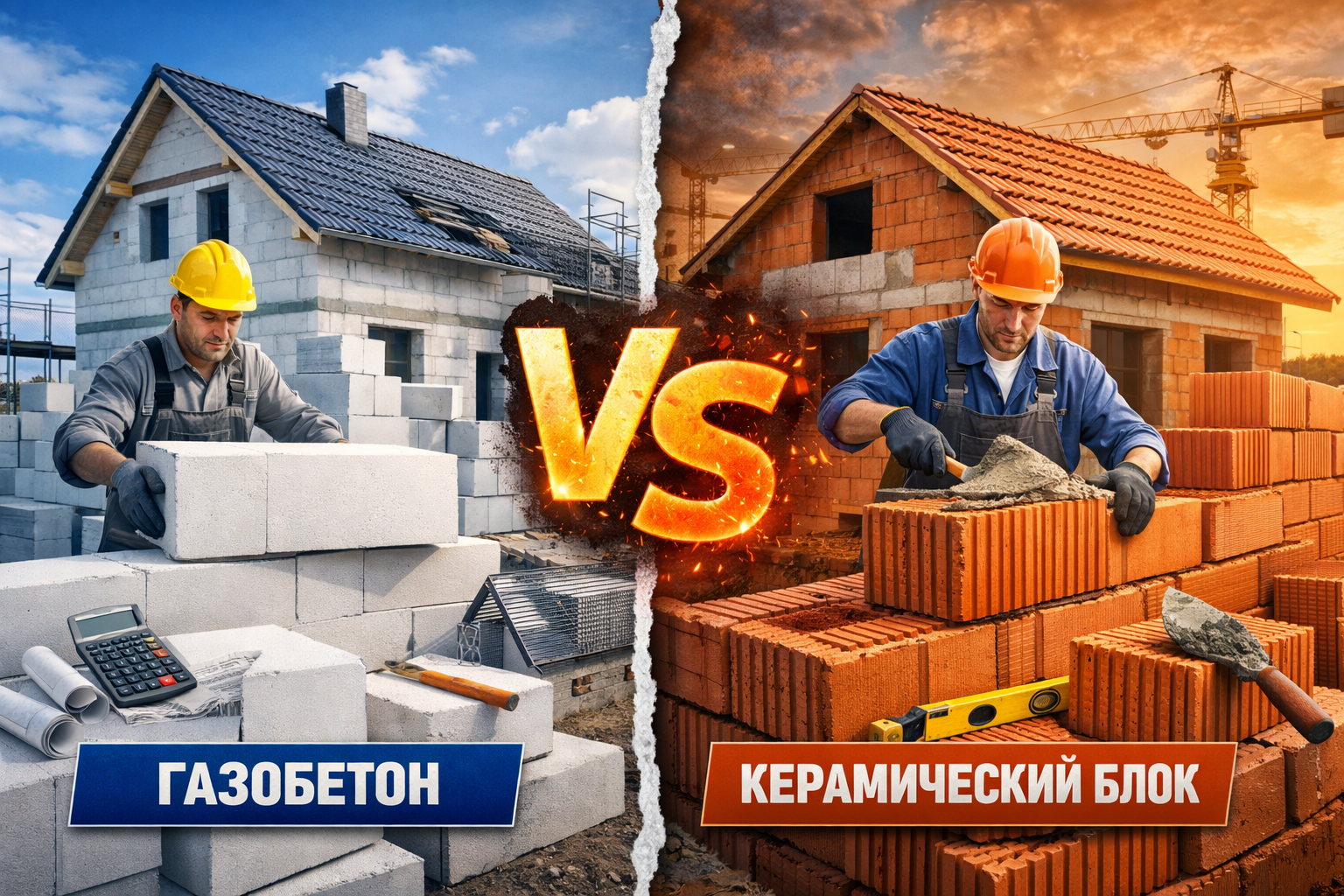 Газобетон или керамический блок: что лучше выбрать для строительства дома в 2026 году
